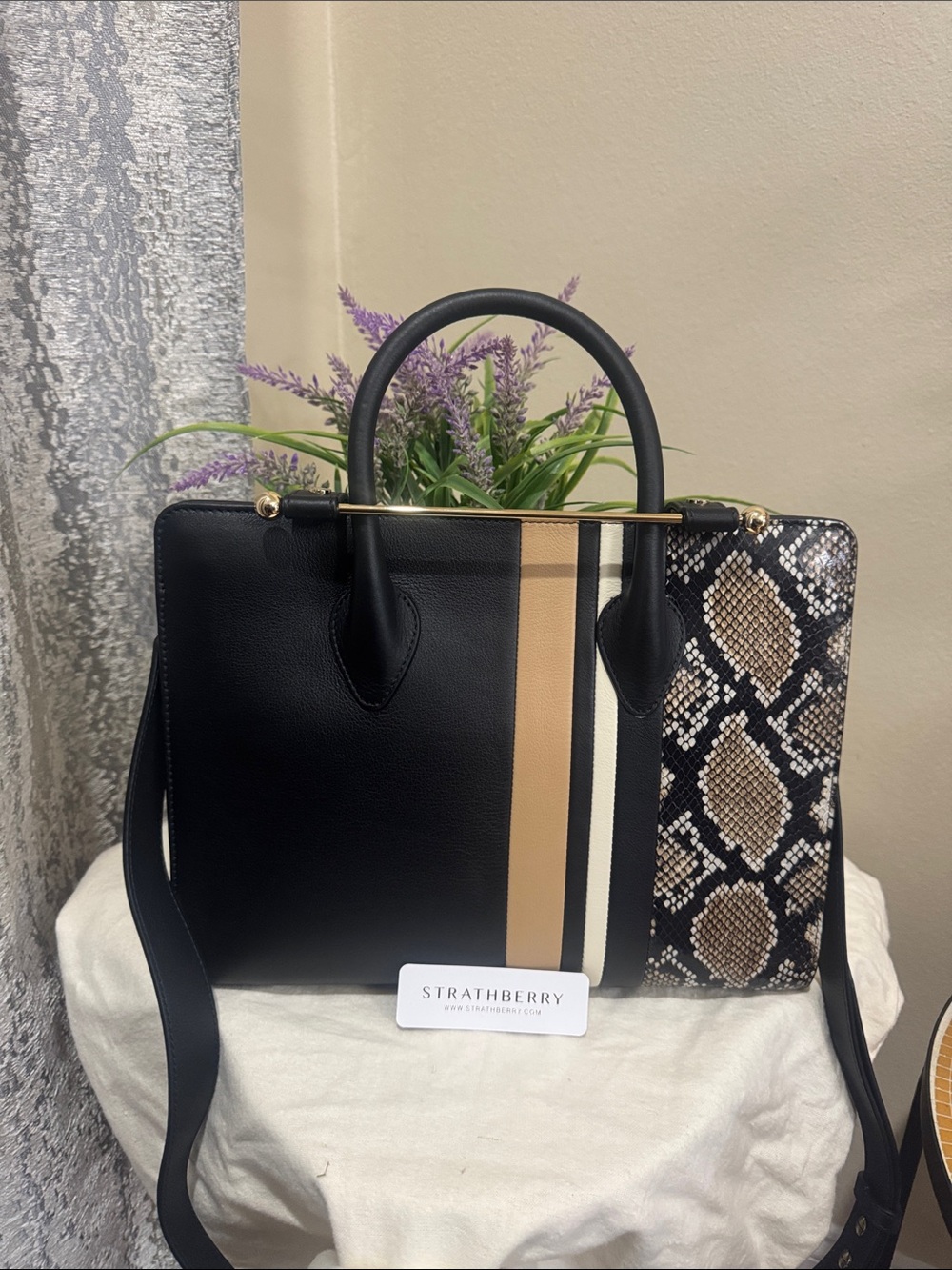 Strathberry Midi Mixed Media Tote
Strathberry